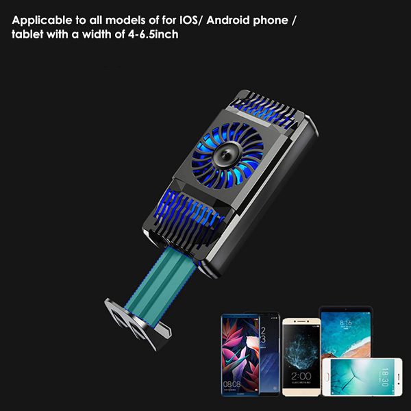 Cellphone Cooler Portable Adjustable Semiconductor Fast Cooling Fan