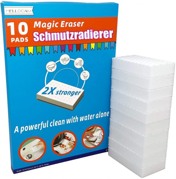 Magic Eraser Sponges 10 Erasers Premium 2X Extra Durable